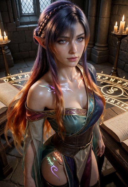 Elyndara (remix Real Temptation) — AI character