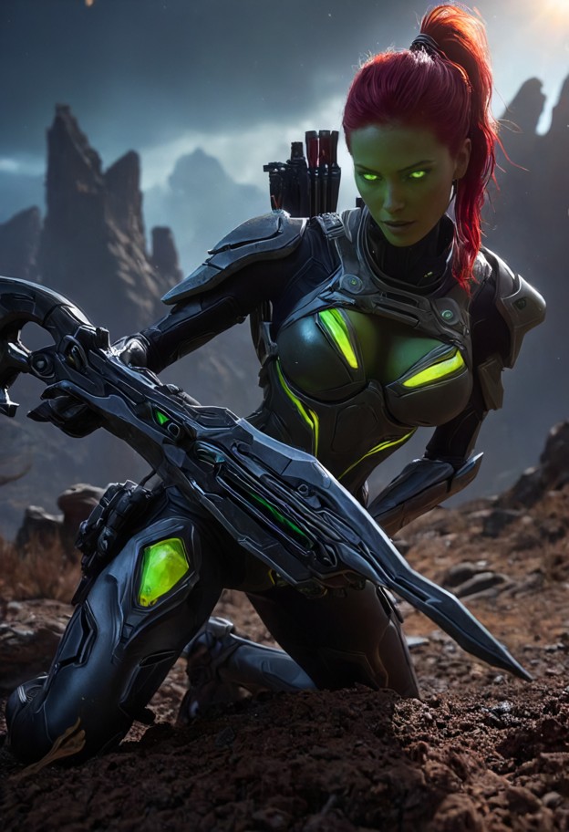 a high-octane digital concept art masterpiece with 3d octane render
polish. over-the-shoulder low-angle shot from a …