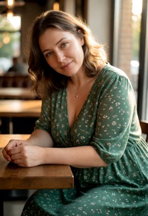 Carole Gets Deepthroated At The Café — AI Porn Video