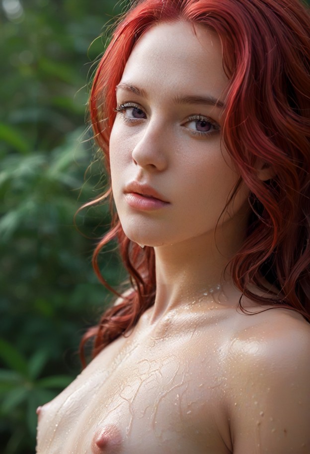 extreme close-up portrait of the attached character. preserve her exact facial structure,expression,hairstyle,makeup,…