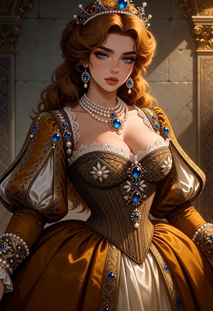 Anna Henrietta (remix Dark Romance) — AI character