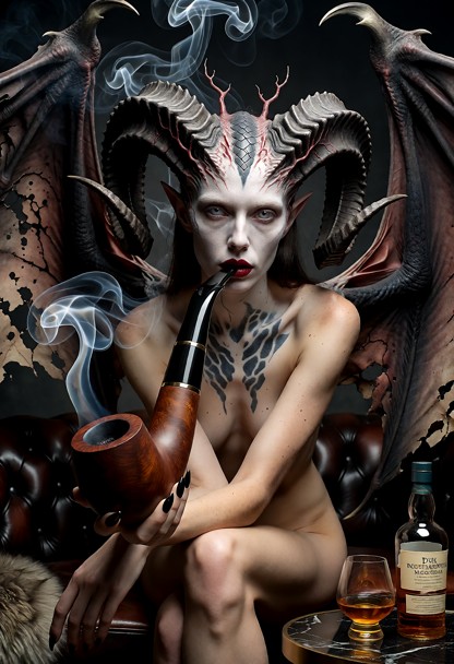 a dark, surreal mixed-media graphic novel illustration in the style of dave mckean. inside a fragmented modern gentle…