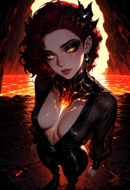 Seraphine (remix Dark Romance) — AI character