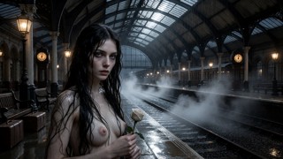 The Lady in the Lakes Midnight Train — AI Porn Video