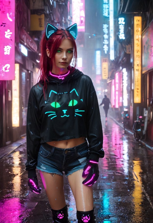 Gabby Mason | Cyber-Neko Tease TrueLook