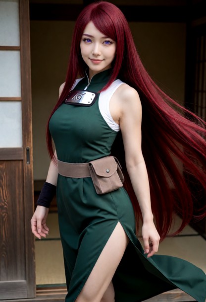 She lifted her skirt, revealing her lower body.