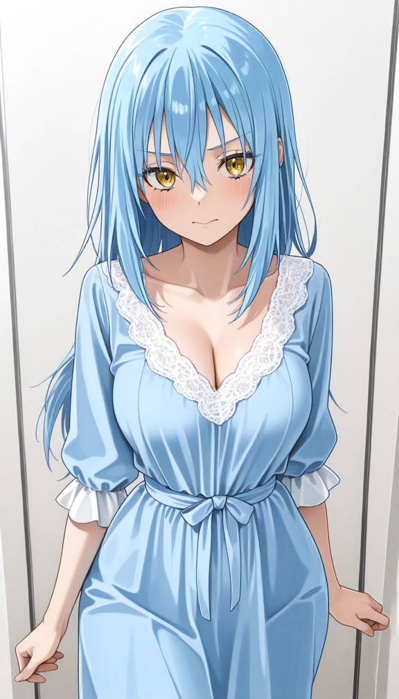 rimuru tempest outfit, tensei_shitara_slime_datta_ken, girl, rimuru_tempest, narrow_waist,